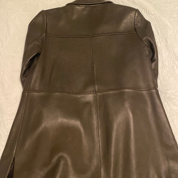 Ellen Tracy fits Medium NWOT Black Leather Jacket GORGEOUS - Picture 6 of 13
